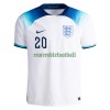 Maillot de Supporter Angleterre FODEN 20 Domicile Coupe du Monde 2022 Pour Homme